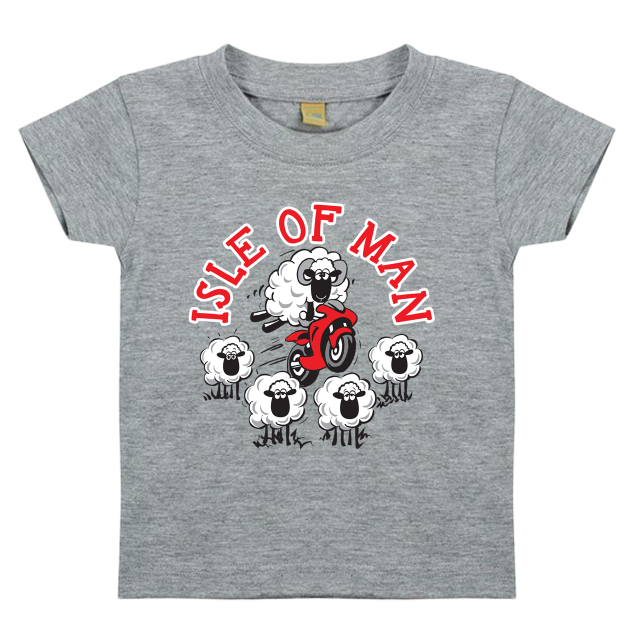 FLYING RAM - GREY BABY T-SHIRT 25BTS4